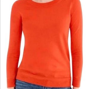 J Crew Tippy Crew Neck Merino Wool Sweater